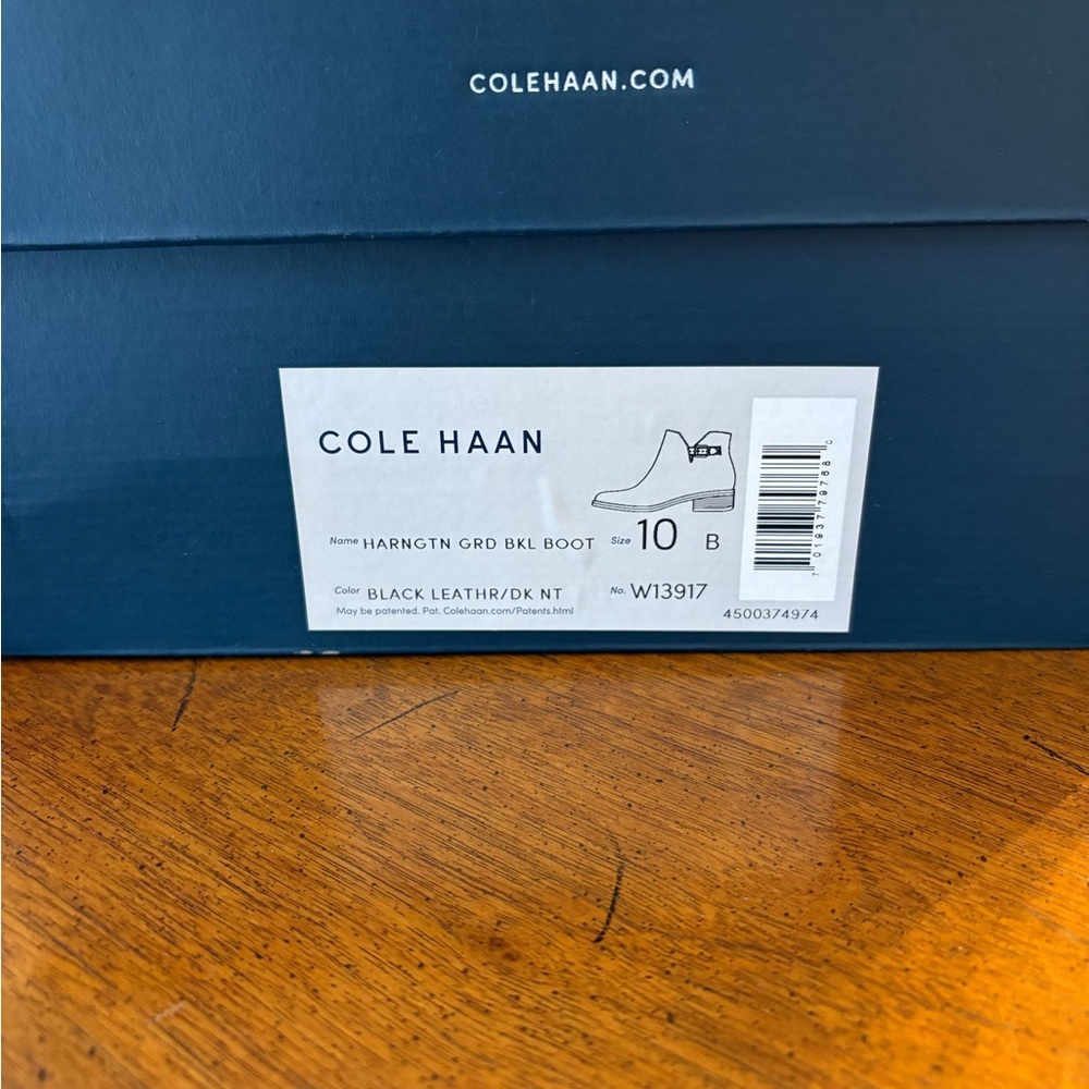 Like New Cole Haan Black Leather Harrington Ankle Booties - Picture 8 of 8